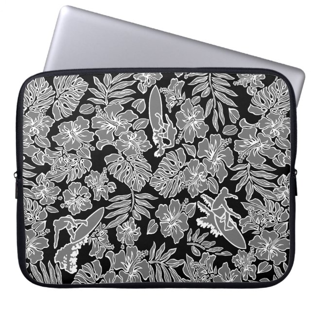 サーフパレーハワイアンネオプレンウェツイト ラップトップスリーブ (正面)