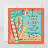 サーフパーティの招待状 招待状 (正面)