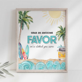 サーフパーティーのお気に入りありがとうサイン フォトプリント           