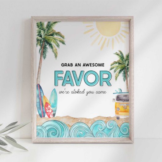 サーフパーティーのお気に入りありがとうサイン フォトプリント