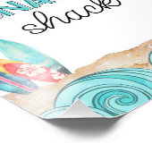 サーフパーティースナックシャックサイン フォトプリント            (角)