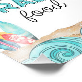 サーフパーティーフードテーブル記号 フォトプリント (角)