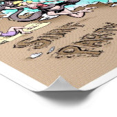 サーフパーティーポスター12x12 ポスター (角)