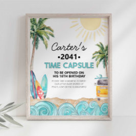 サーフパーティー時間カプセル記号 ポスター