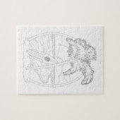 サーフビーチアダルトカラーリングパズル ジグソーパズル (横)