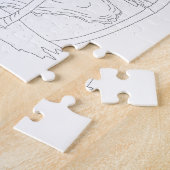 サーフビーチアダルトカラーリングパズル ジグソーパズル (側面)