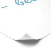 サーフビーチクラブサーフィン海ブルーボーホエステティック ポスター (コーナー)