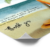 サーフビーチ – おむつラッフルゲーム ポスター (角)