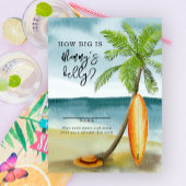 サーフビーチ – ママのお腹の大きさ エンクロージャーカード