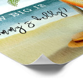 サーフビーチ – ママのお腹の大きさ ポスター (角)