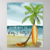 サーフビーチ – ママのお腹の大きさ ポスター (正面)