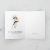 サーフビーチ | Boho Summerサンキューカード サンキューカード (内部)