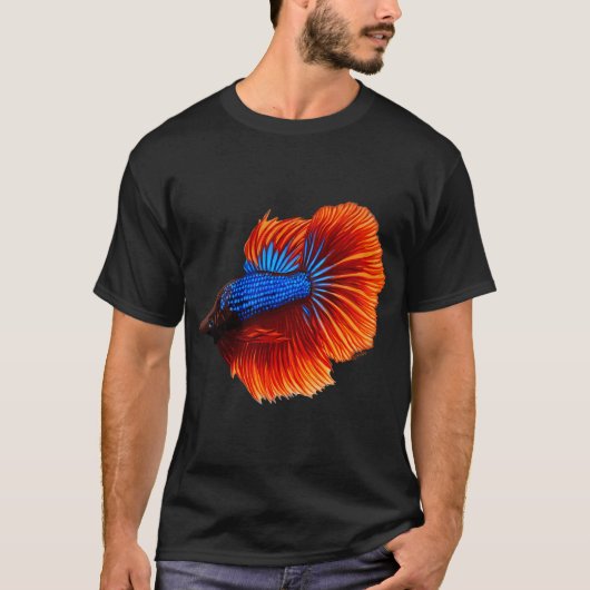サーフフィッシングモード 塩水 釣り人 海釣り グラフィック Tシャツ (正面)