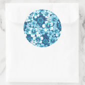 サーフフローラハイビスカスパターン ラウンドシール (バッグ)