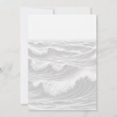 サーフブライドの結婚式招待状 招待状 (裏面)