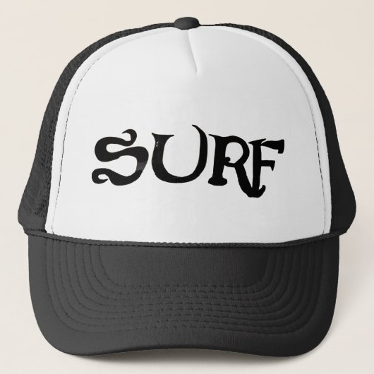 サーフブラックハット キャップ (正面)