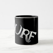 サーフブラック傾斜2トーンマグ ツートーンマグカップ (中央)