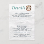 サーフブリデ結婚ス エンクロージャーカード (正面)