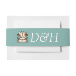 サーフブリデ結婚ス 招待状ベリーバンド