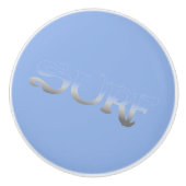 サーフブルーの傾斜フェードセラミックノブ セラミックノブ (正面)