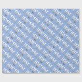 サーフブルーの傾斜マットラッピング紙 ラッピングペーパー (フラット)