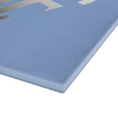 サーフブルー傾斜ガラス切断板 カッティングボード (角)