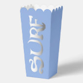 サーフブルー垂直ポップコーン箱 フェイバーボックス (正面)