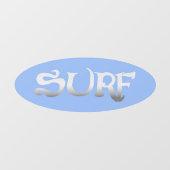 サーフブルーlg楕円形のopaq stウィンドウのラッチングフロントスティック ウィンドウサイン (シート)