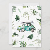 サーフベビーシャワー 招待状 (裏面)