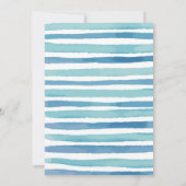 サーフボーイルアウ(ハワイ式宴会)誕生日テーマ 招待状 (裏面)