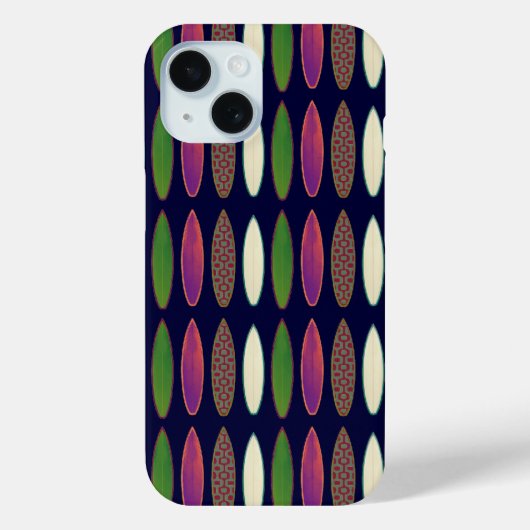 サーフボークールドのパターン Case-Mate iPhoneケース (裏面)