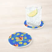 サーフボードおよびTikiのマスク コースター (側面)