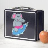 サーフボードで象をサーファーとして メタルランチボックス (インサイチュ)