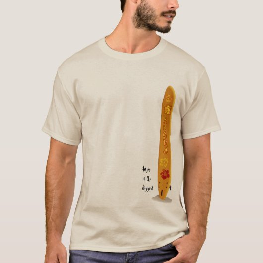サーフボードとアロハ Tシャツ (正面)