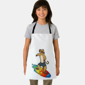 サーフボードとメルカート エプロン (インサイチュ)