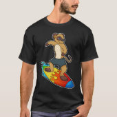 サーフボードとメルカート Tシャツ (正面)
