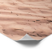 サーフボードに横たわる女性 ポスター (角)