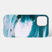 サーフボードに海波 iPhoneケース (裏面横)