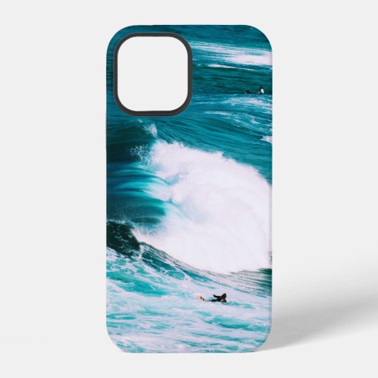 サーフボードに海波 iPhoneケース (裏面)