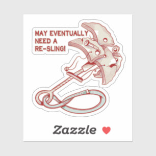 サーフボードの上のカスルートーンヤギ シール