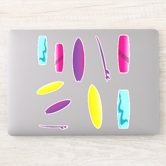 サーフボードウォータースポーツセット シール (コンピューター)