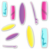 サーフボードウォータースポーツセット シール (正面)