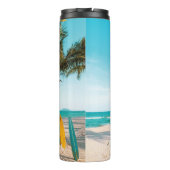 サーフボードオンビーチ装飾用クッション タンブラー (裏面)