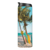 サーフボードオンビーチ装飾用クッション タンブラー (回転右)