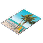 サーフボードオンビーチ装飾用クッション ノートブック (左側)