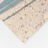 サーフボードオンビーチ装飾用クッション フリースブランケット (角)