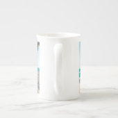 サーフボードオンビーチ装飾用クッション ボーンチャイナマグカップ (裏面)