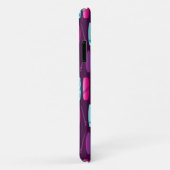 サーフボードオン深いカラフルパープルサーファー Case-Mate iPhoneケース (裏面/右)