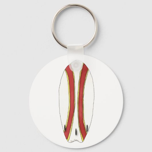 サーフボードキーチェーン キーホルダー (正面)