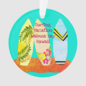 サーフボードサーフィンバケーションキープサケ オーナメント (正面)